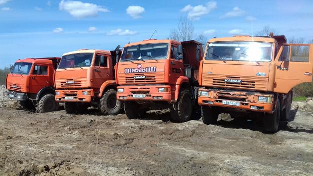 Услуги самосвалов вездеходов